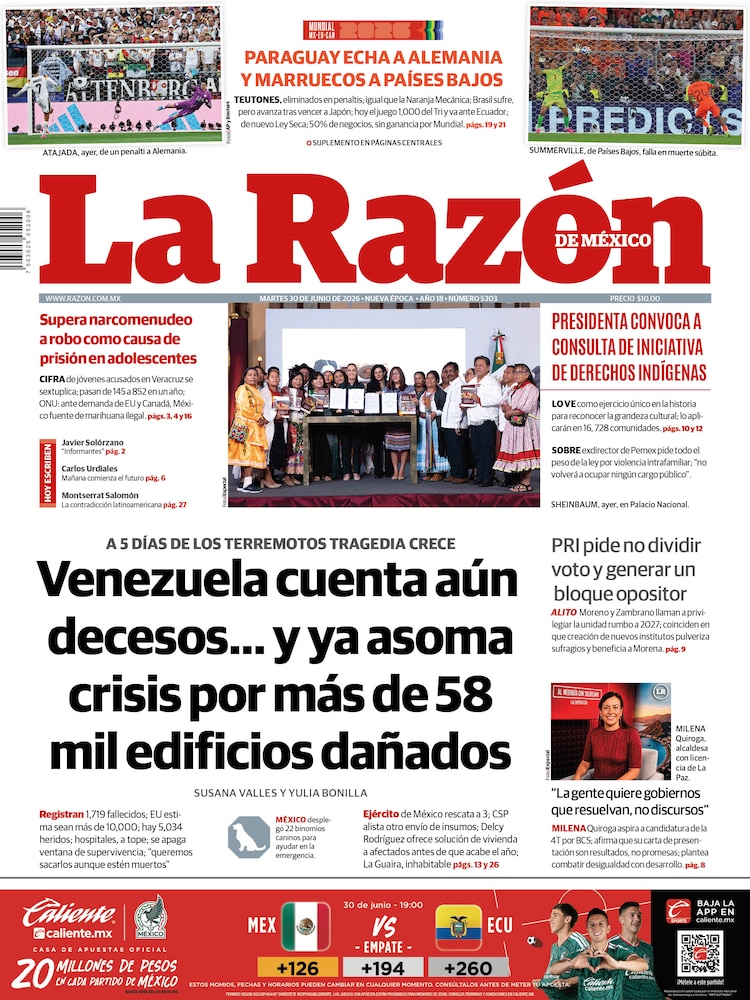 La Razón 30 Junio 2026