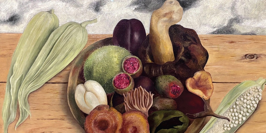 Los frutos de la tierra (1938), pintura de Frida Kahlo.