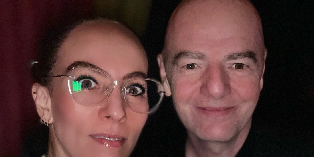 Gabriela Cuevas se reúne con Gianni Infantino, presidente de la FIFA..