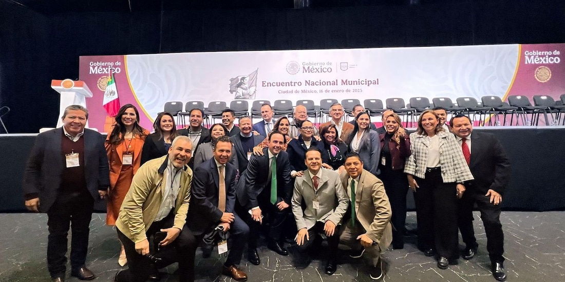 Mandatarios estatales en el WTC de la Ciudad de México, el pasado jueves.