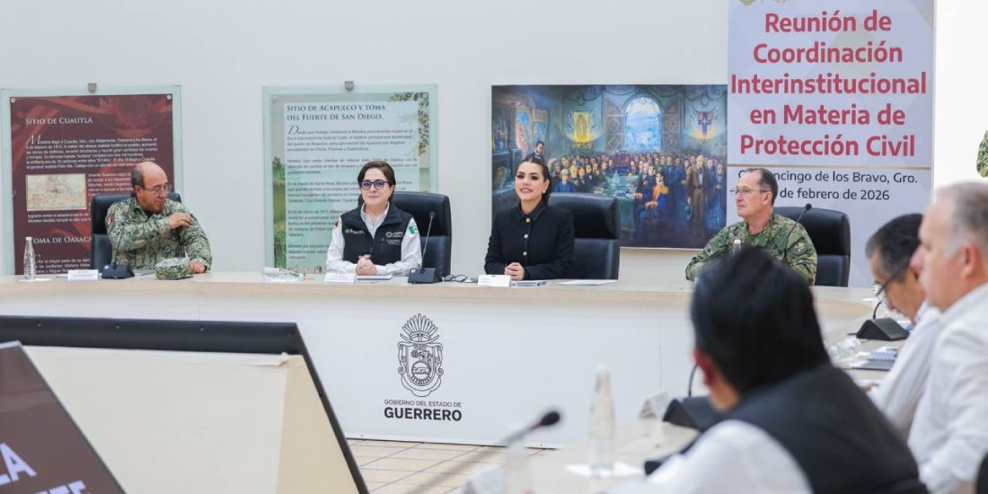 Evelyn Salgado y Laura Velázquez refuerzan rutas de acción de protección civil en Guerrero.