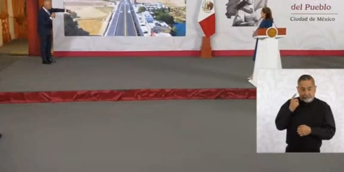 Informe del titular del SICT en la Mañanera del Pueblo.