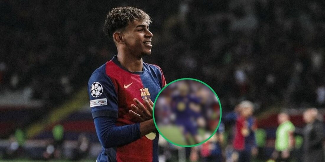 Lamine Yamal presumió nuevo look en la final de la Copa del Rey.