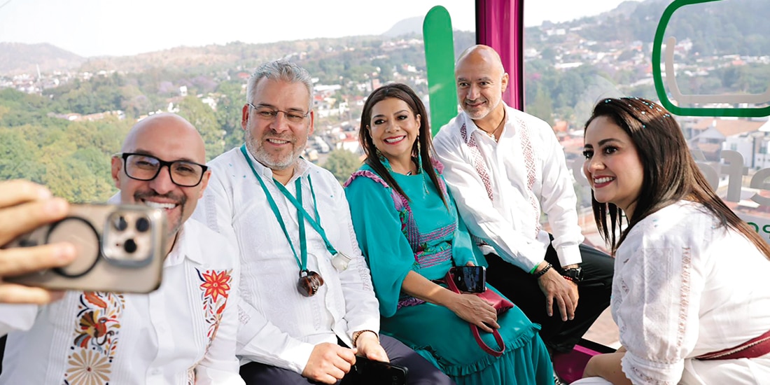 AL CENTRO, Alfredo Ramírez Bedolla, Clara Brugada y Jesús Esteva.