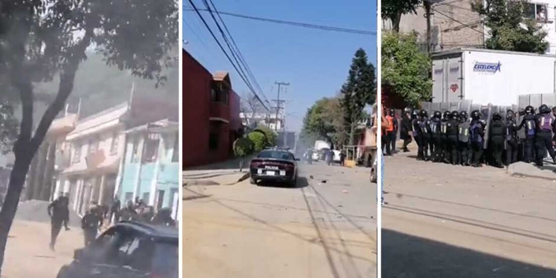 Desalojo de sonideros deja 6 policías lesionados en la Venustiano Carranza