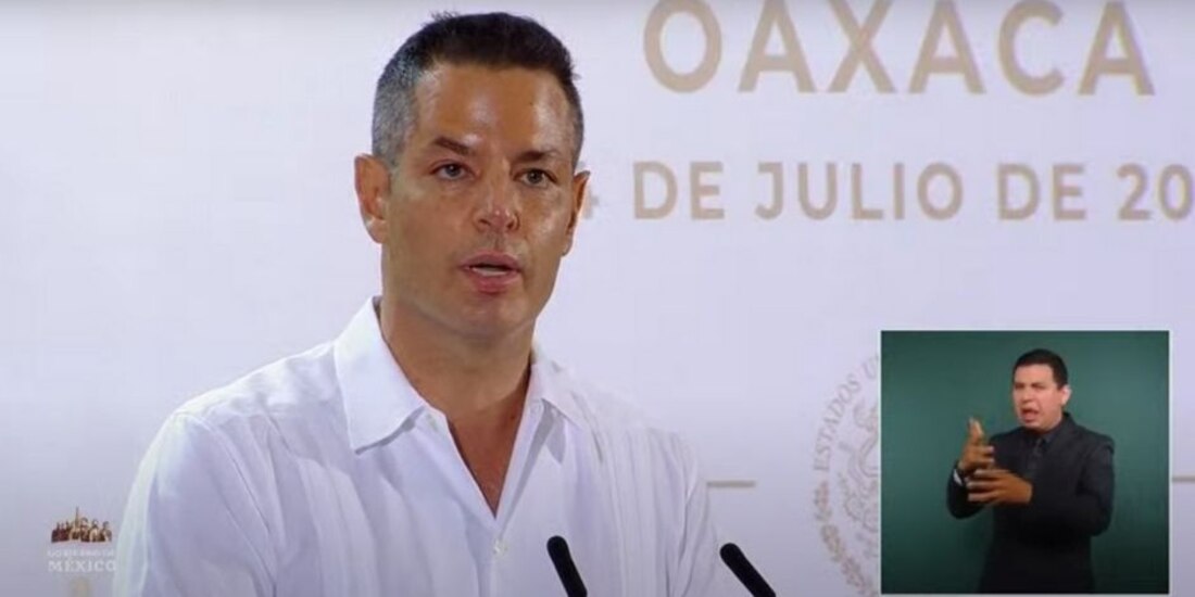 El gobernador de Oaxaca, Alejandro Murat ..