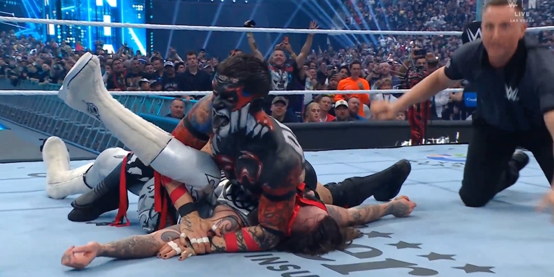 Finn Bálor vence a Dominik Mysterio en WrestelMania 42