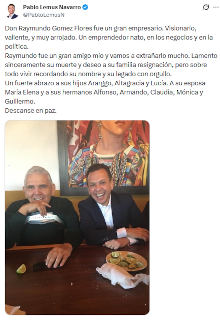 El mensaje del gobernador en redes sociales