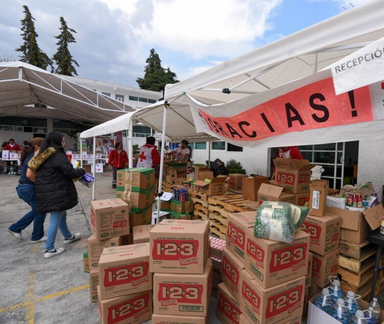 La Secretaría de Marina y el DIF Estatal encabezan los esfuerzos de recolección.