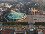 Fotografía aérea de la Basílica de Guadalupe compartida por el Presidente de México.