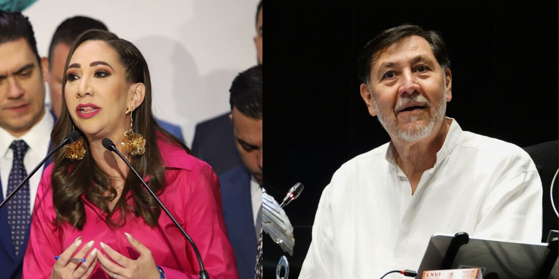 Gerardo Fernández Noroña y Noemi Luna chocan por viaje de Andy López Beltrán