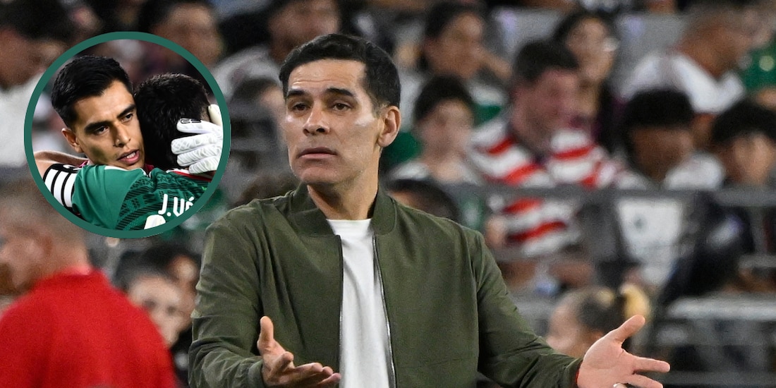 Rafa Márquez tuvo una charla con el Tala Rangel tras sus errores en la goleada ante Estados Unidos.