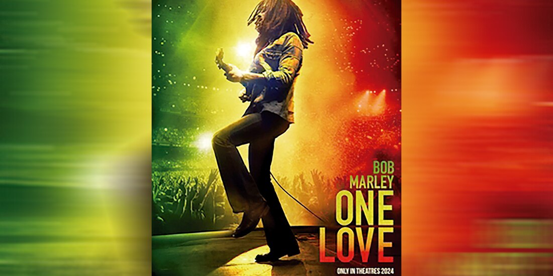 Poster de la película "One Love" de Bob Marley