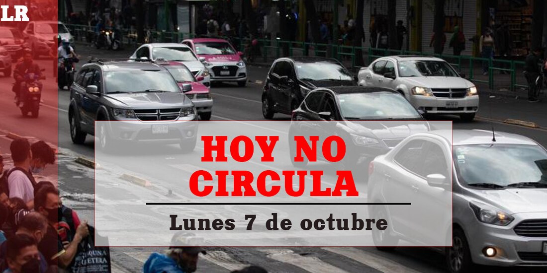 Así aplica el Hoy No Circula este lunes en la CDMX.