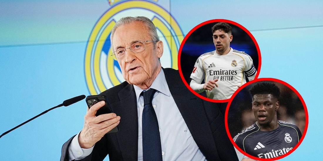 Florentino Pérez, presidente del Real Madrid, da detalles de la pelea de sus jugadores