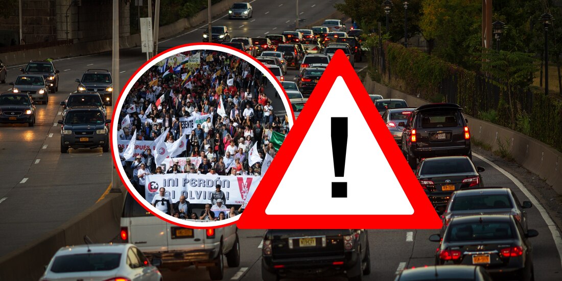 Afectaciones viales 2 de octubre