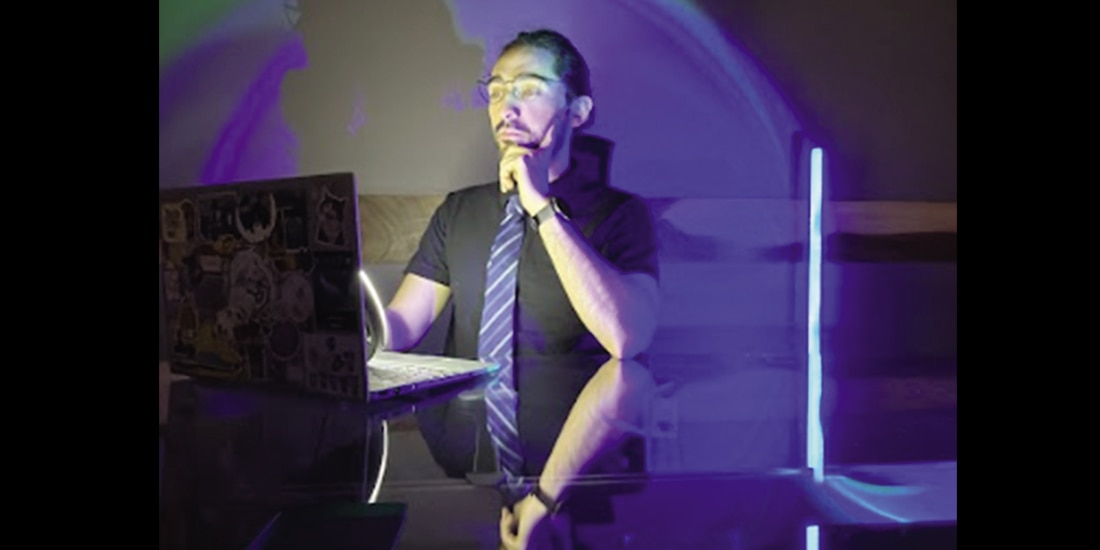 El actor Claudio Rocha, en una función.