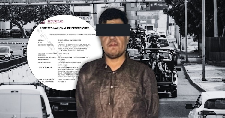 Autoridades federales detuvieron a "El Gabito" o "El 80", según la ficha del RND.
