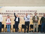 AMLO y Claudia Sheinbaum visitan San Luis Potosí en apoyo a su transformación.