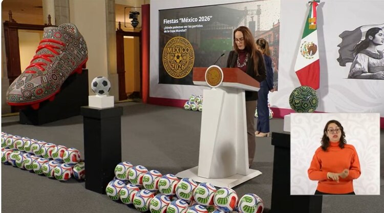 Gabriela Cuevas, enlace del Gobierno de México con la FIFA.