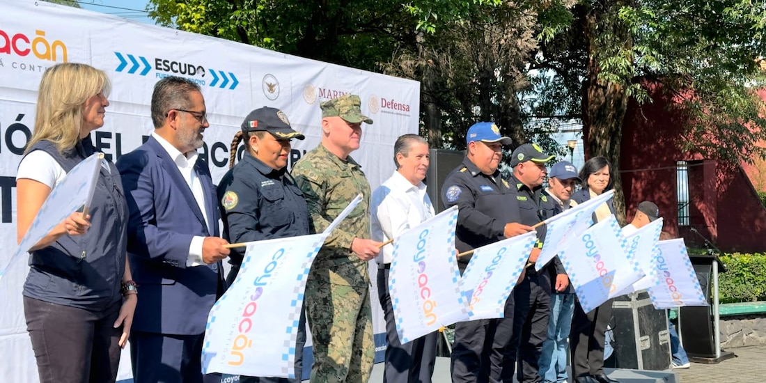 Giovani Gutiérrez dio el banderazo de salida al nuevo operativo de chatarrización en Coyoacán.