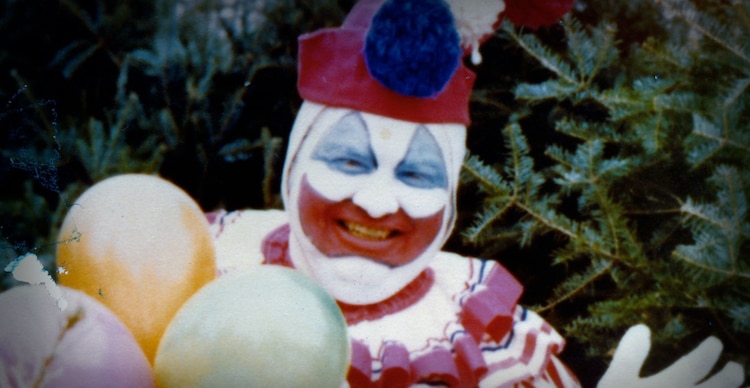John Wayne Gacy disfrazado de Pogo el Payaso
