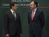El expresidente Enrique Peña Nieto y el extitular de Hacienda, Luis Videgaray, acusados por Emilio Lozoya.