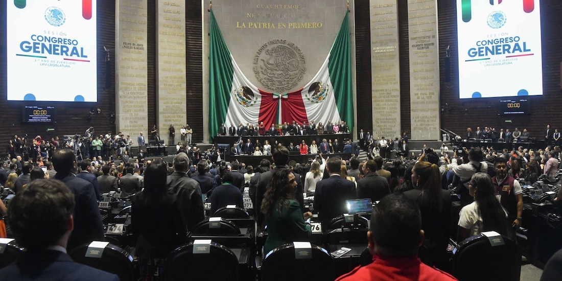 Sesión del Congreso General, el 1 de septiembre de 2026.
