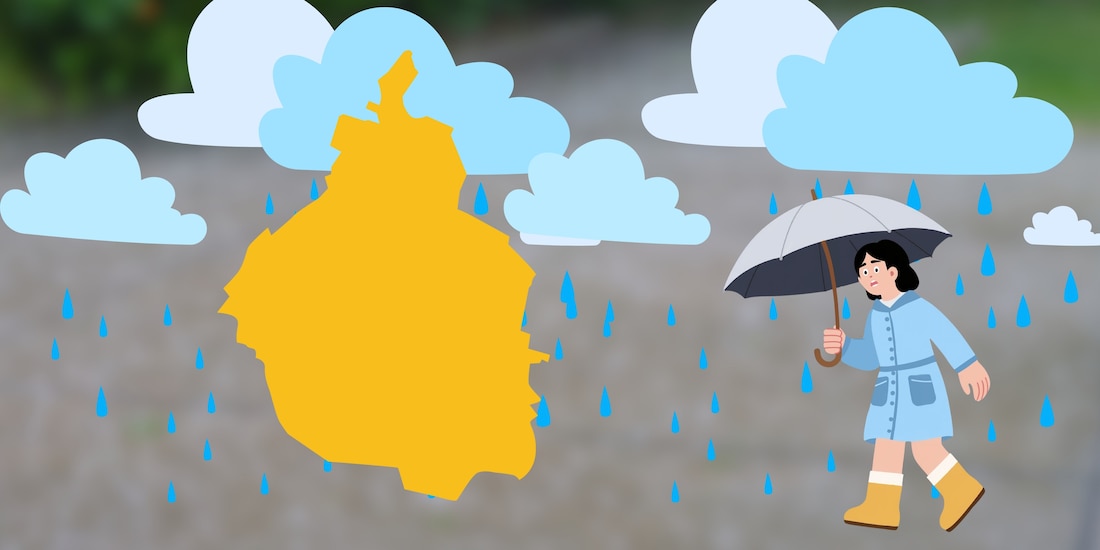 Alerta por lluvia en la CDMX