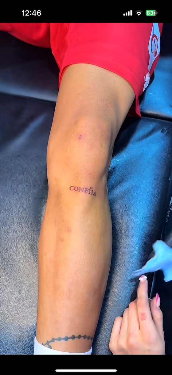 Tatuaje de Alexis Vega por Toluca campeón