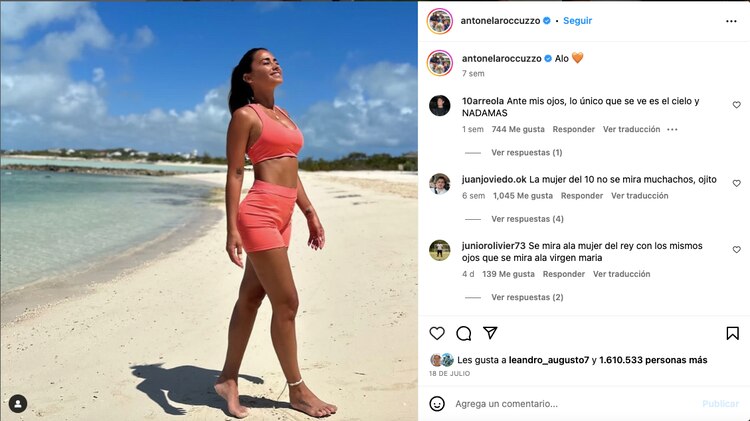 Antonela Roccuzzo y Lionel Messi son pareja desde hace años