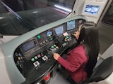 Trabajadora del Sistema de Transporte Colectivo.