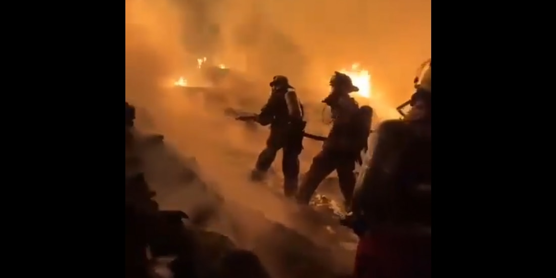 Reportan ataque con bombas molotov