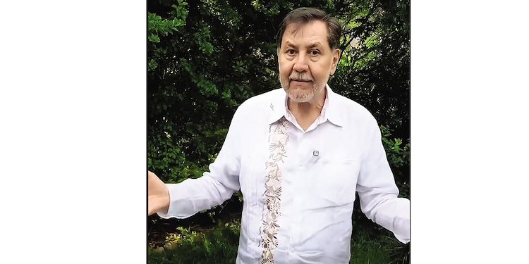 El senador Gerardo Fernández Noroña.