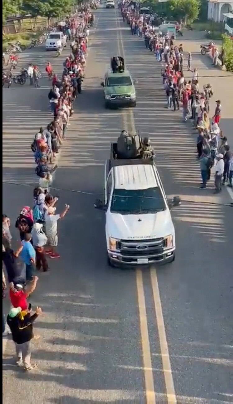 En septiembre se difundió la entrada del Cártel de Sinaloa en Frontera Comalapa.