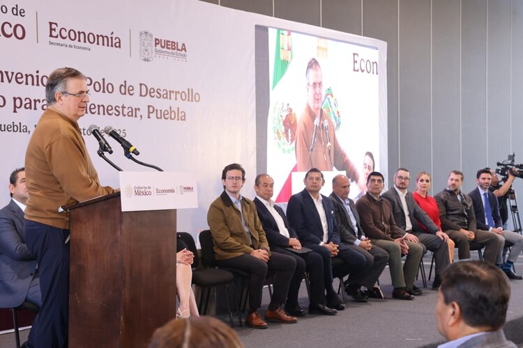 Se ampliará el polígono del Polo del Desarrollo de Puebla, informó Marcelo Ebrard.