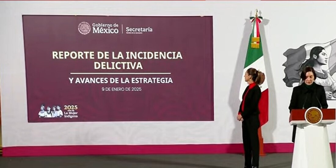 Marcela Figueroa ofreció los datos sobre los homicidios dolosos.