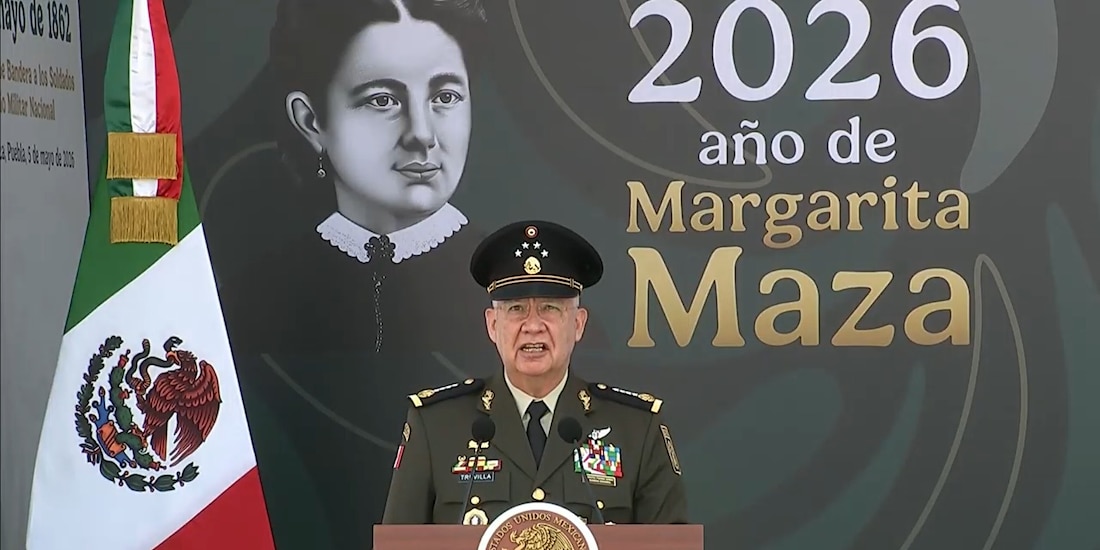 El Secretario de la Defensa Nacional, General Ricardo Trevilla Trejo.