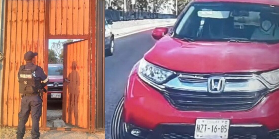 La camioneta fue localizada horas después del intento de asalto.