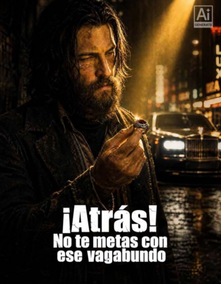 ¡Atrás! No te metas con ese vagabundo