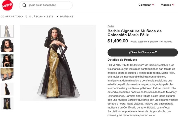 La Barbie de María Felix