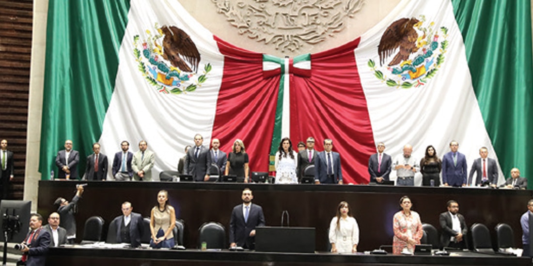 SESIÓN ordinaria de la Cámara baja, ayer.