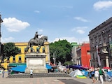 INMEDIACIONES del Museo
Nacional de Arte, ayer.