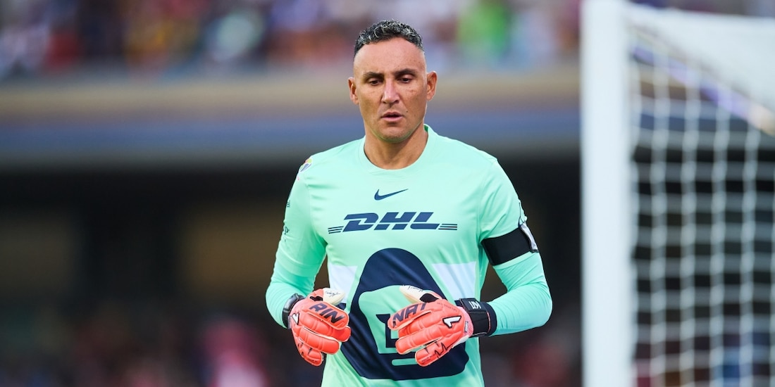 Keylor Navas en un partido con los Pumas en el Clausura 2026 de la Liga MX