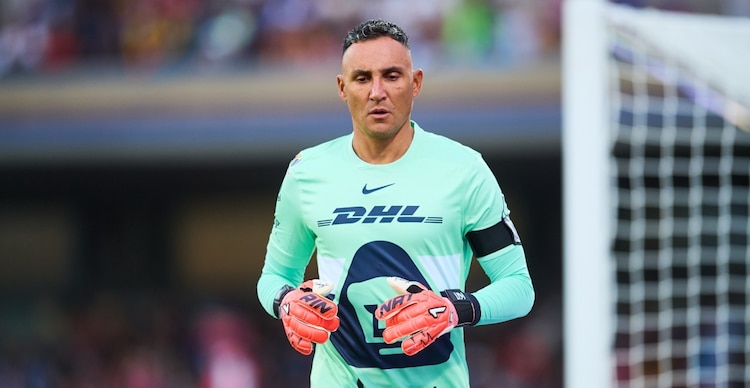 Keylor Navas en un partido con los Pumas en el Clausura 2026 de la Liga MX