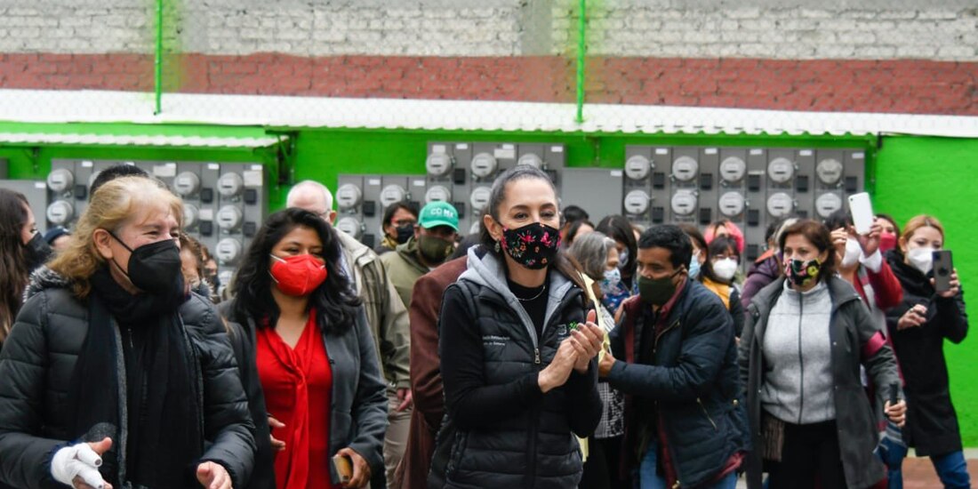 Claudia Sheinbaum entregó la Unidad Habitacional en Coyoacán.