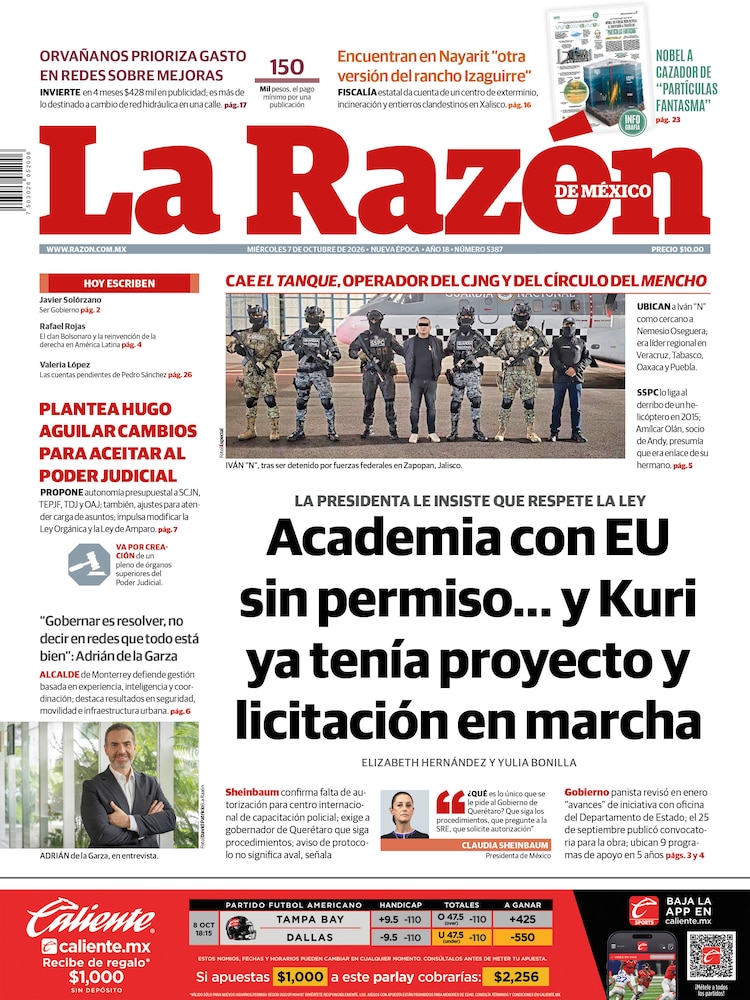 La Razón 07 Octubre 2026