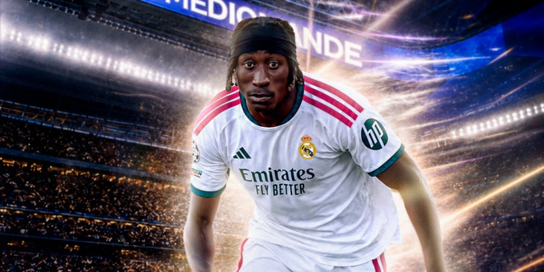 Yan Diomande llega al Real Madrid procedente del RB Leipzig.