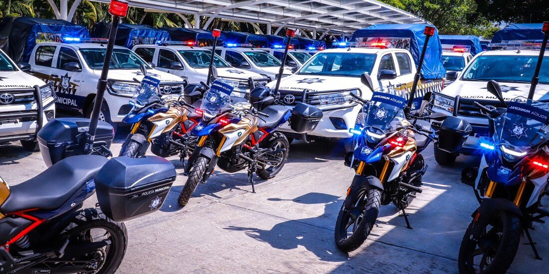 Unidades policiales.