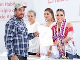 Evelyn Salgado anuncia obras en Ixcapuzalco y Acapetlahuaya, Guerrero.